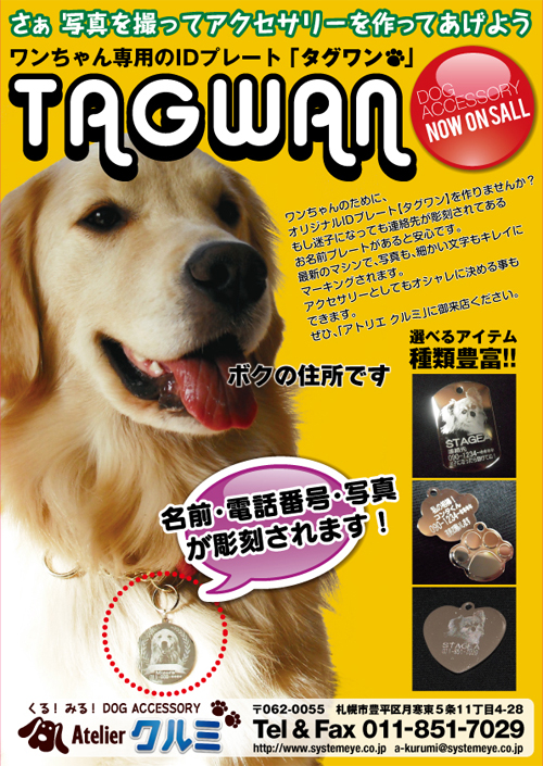 犬、猫、アクセサリー 札幌